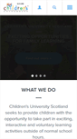 Mobile Screenshot of childrensuniversityscotland.com
